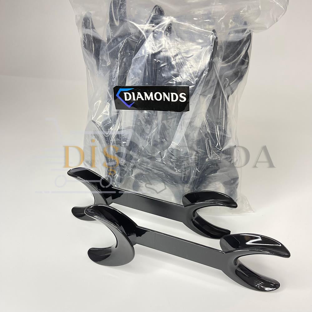 Diamonds Çift Taraflı Yanak Ekartörü – Siyah