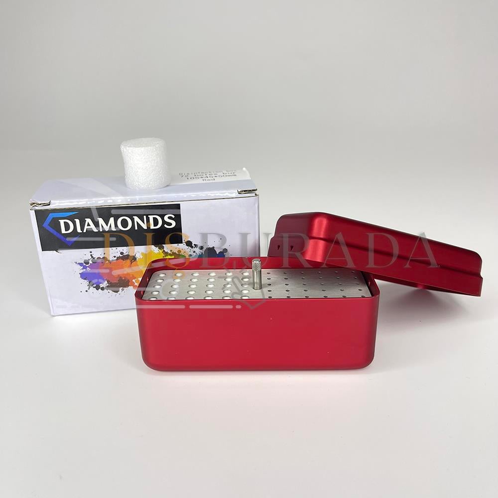 Diamonds Metal Frez Dezenfektan Kutusu – Dikdörtgen