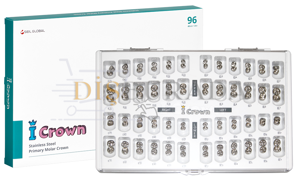 I Crown Pçk - Paslanmaz Çelik Kron 96'Lı Set (Kidscrown)