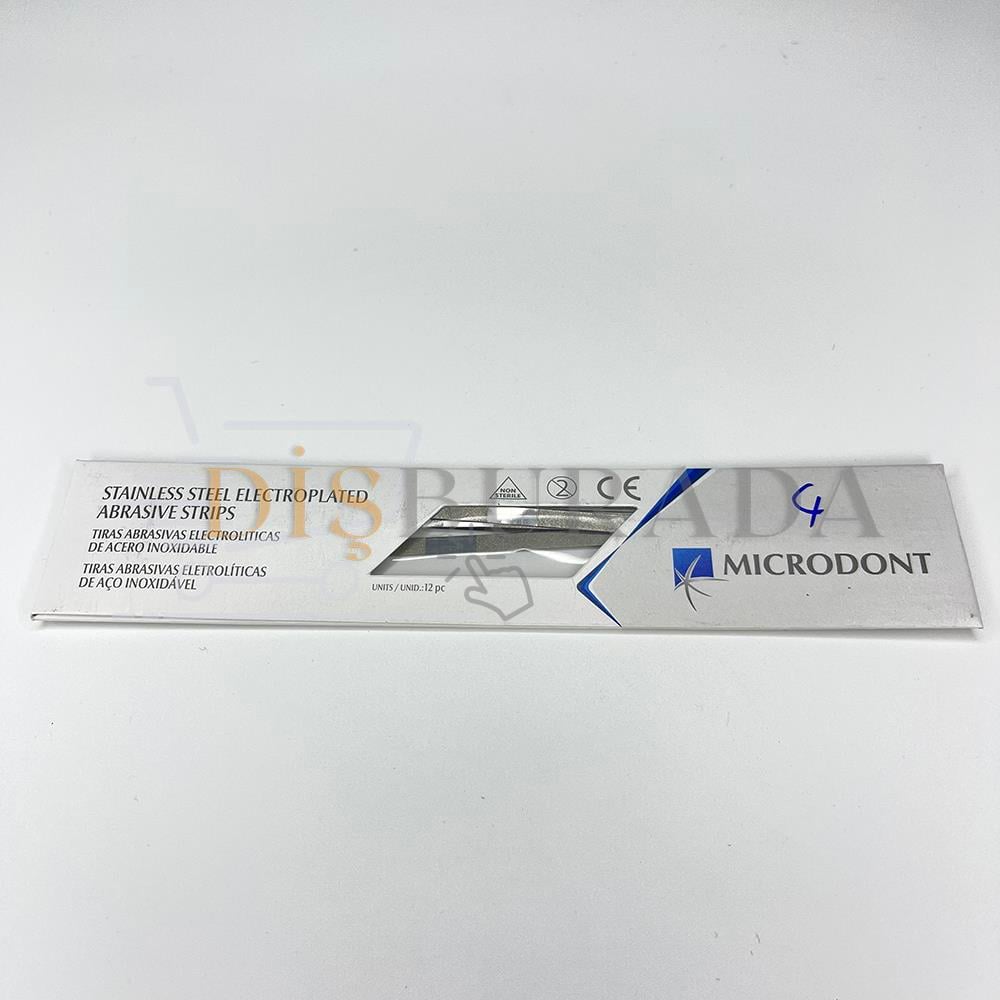 Mıcrodont Tek Taraflı Metal Zımpara 4Mm