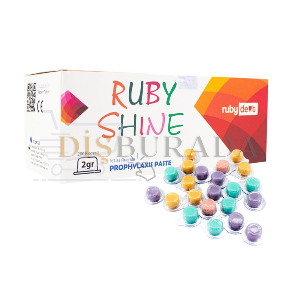 Rubydent Ruby Shine Paslatma Pastası 200Lü