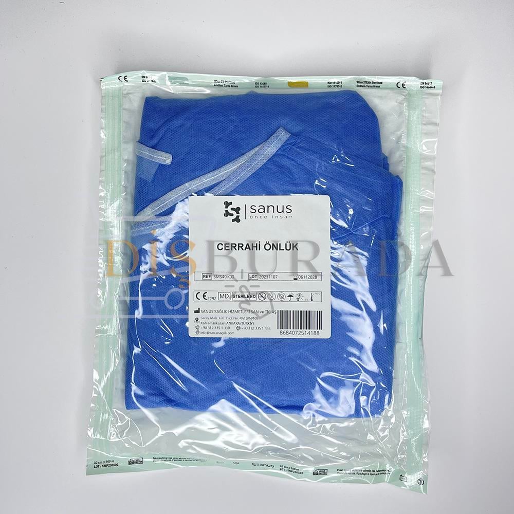 Sanus Cerrahi Önlük Steril