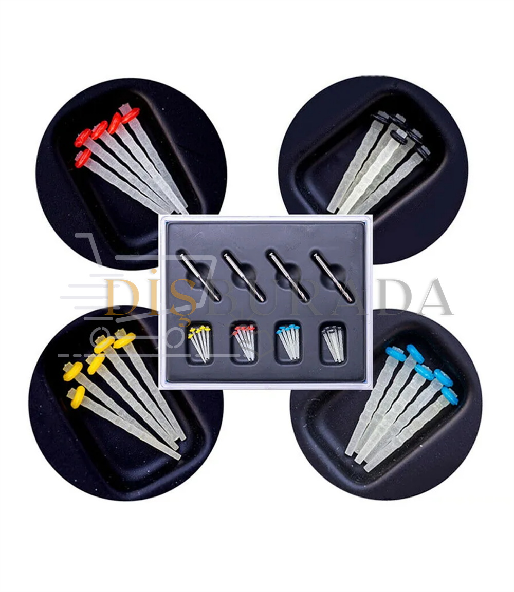 Sf Fiber Post Set - Radıopaque (Radyopak) - Asorti