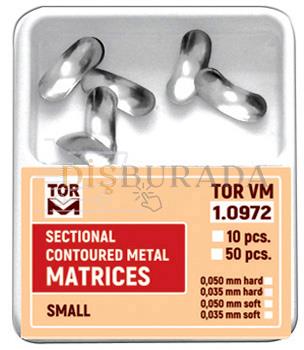 Tor Vm 1.0972 Bölgesel Kontürlü Metal Matrix Small 0.050Mm Sert 10Lu