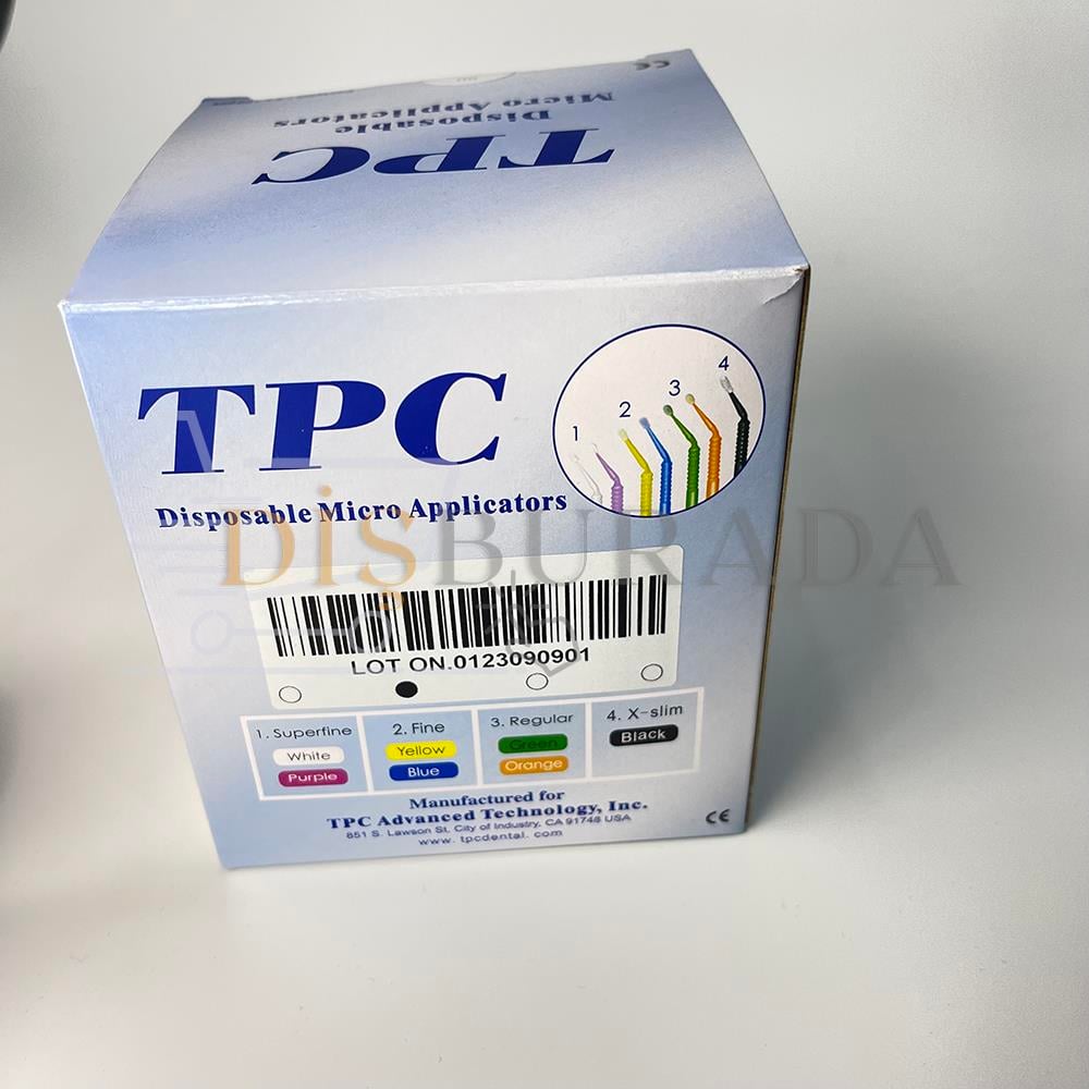 Tpc Bond Fırçası  Beyaz-Mor  / Superfine  4'Lü Paket