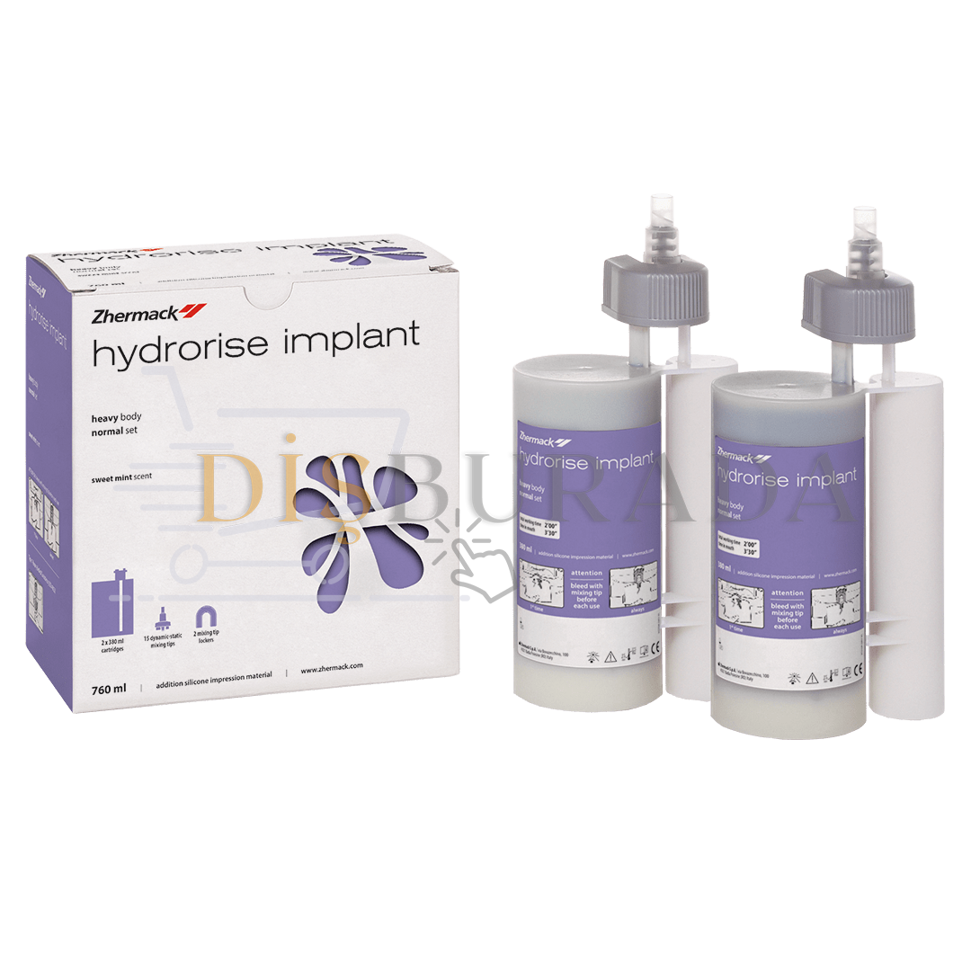 Zhermack - Hydrorıse Implant Heavy Body Normal Set 2*380 Ml