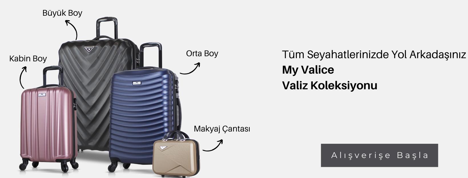 My Valice | Valiz Modelleri & Akıllı Sırt Çantaları ve Fiyatları