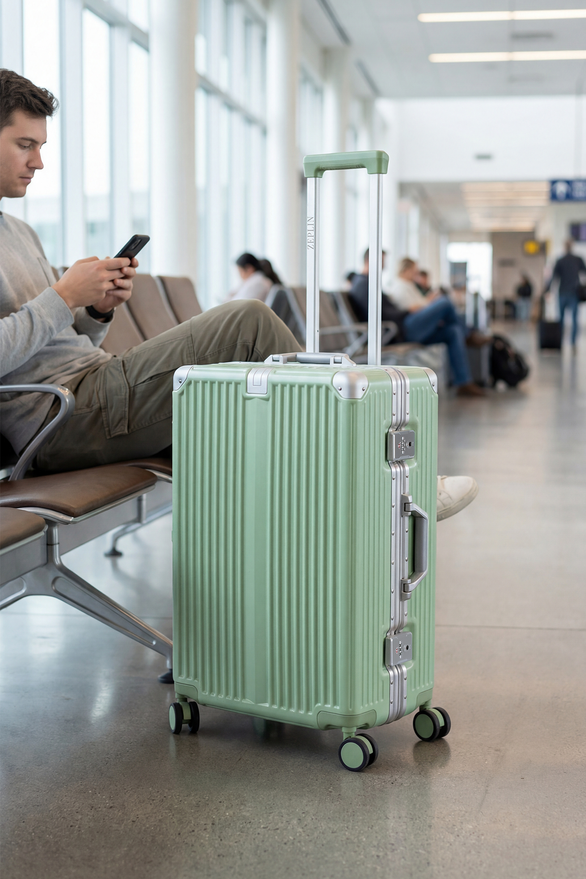 Joya PC Policarbon Orta Boy Valiz Yeşil