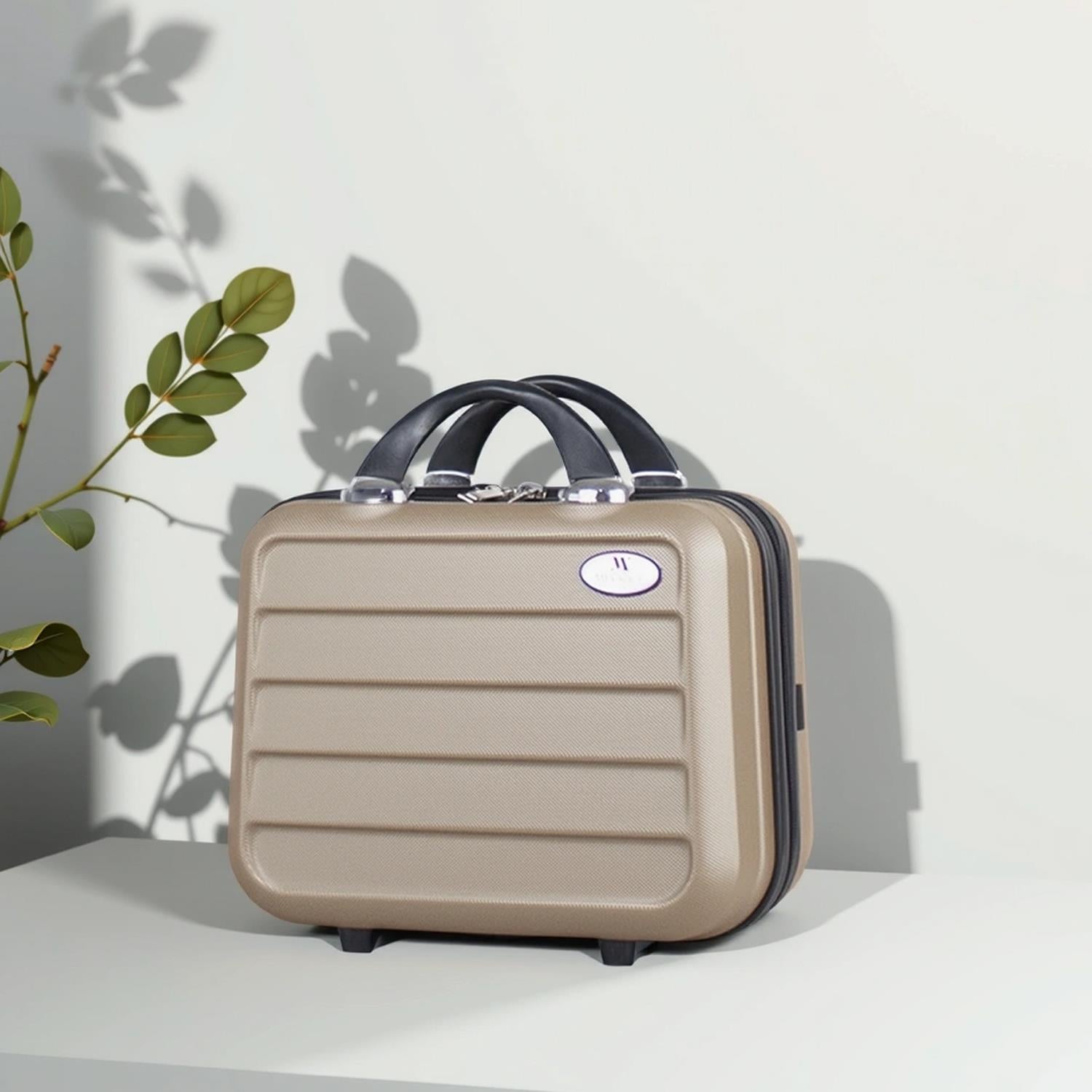 My Valice Ruby Abs Makyaj Çantası El Valizi Gold