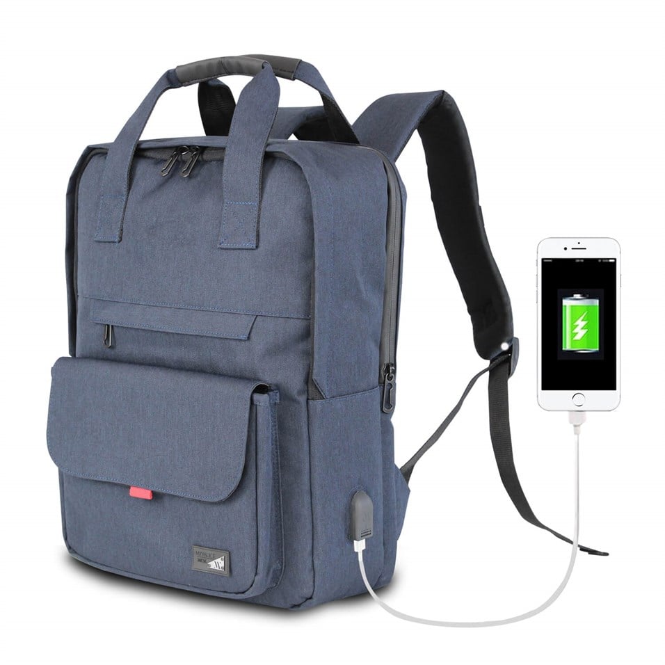 My Valice Smart Bag Usb Şarj Girişli Akıllı Sırt Çantası 1205 Lacivert