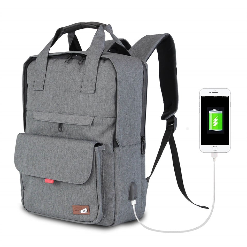 My Valice Smart Bag Usb Şarj Girişli Akıllı Sırt Çantası 1205 Füme