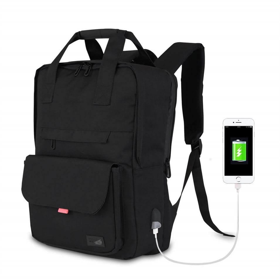 My Valice Smart Bag Usb Şarj Girişli Akıllı Sırt Çantası 1205 Siyah