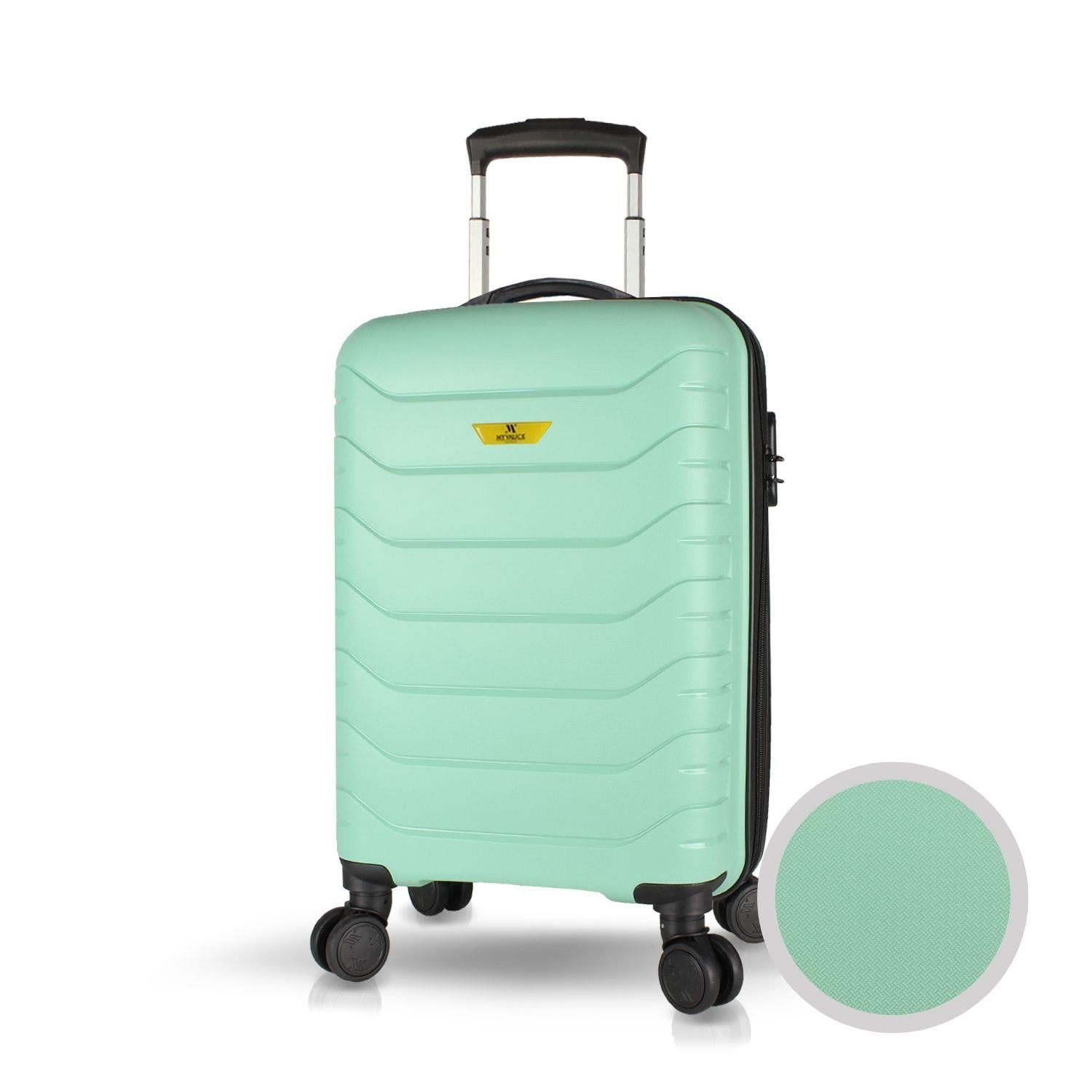 My Valice Solid PP Polipropilen Kırılmaz Küçük Kabin Boy Mint Yeşili Valiz
