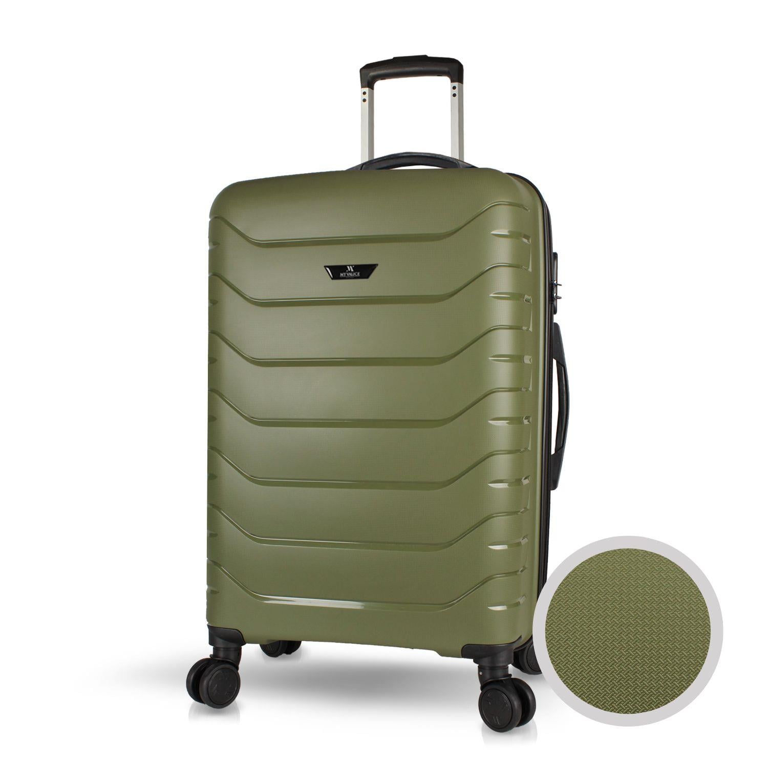 My Valice Solid PP Polipropilen Kırılmaz Orta Boy Haki Valiz