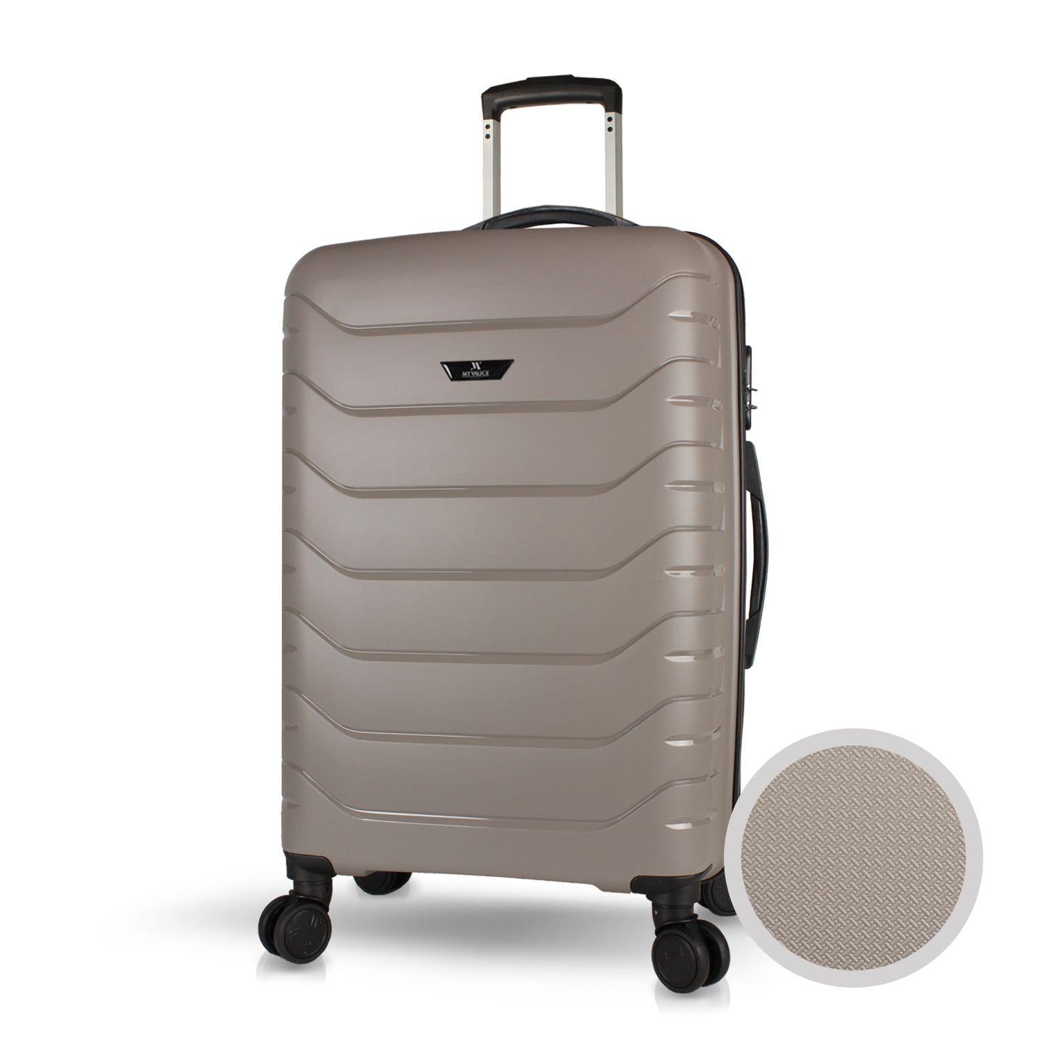 My Valice Solid PP Polipropilen Kırılmaz Orta Boy Platin Gri Valiz