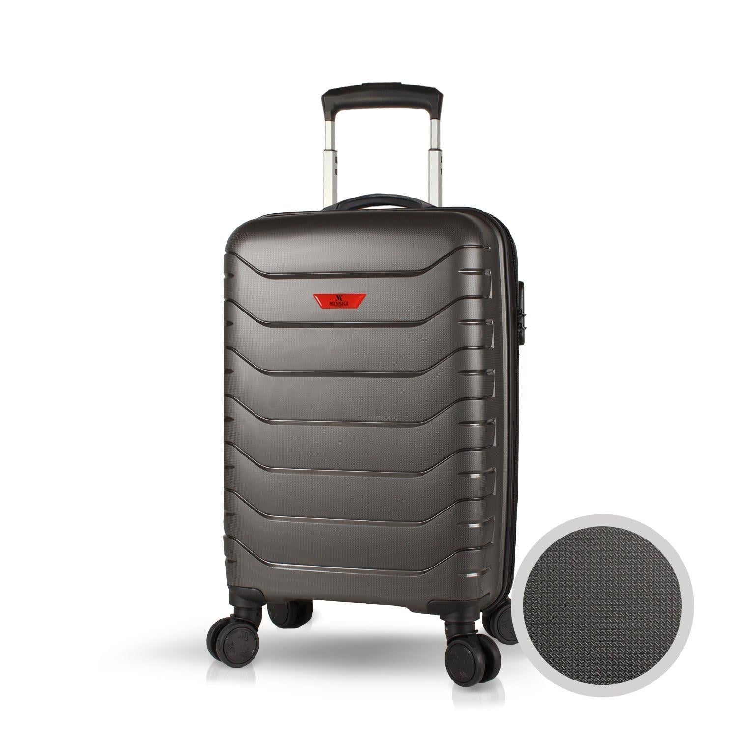 My Valice Solid PP Polipropilen Kırılmaz Küçük Kabin Boy Antrasit Valiz