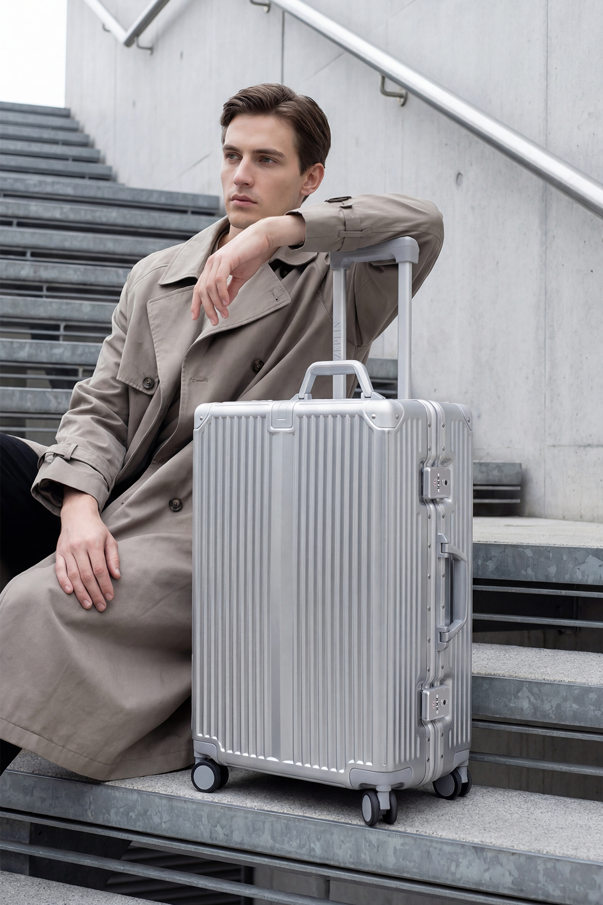 Joya PC Policarbon Orta Boy Valiz Silver