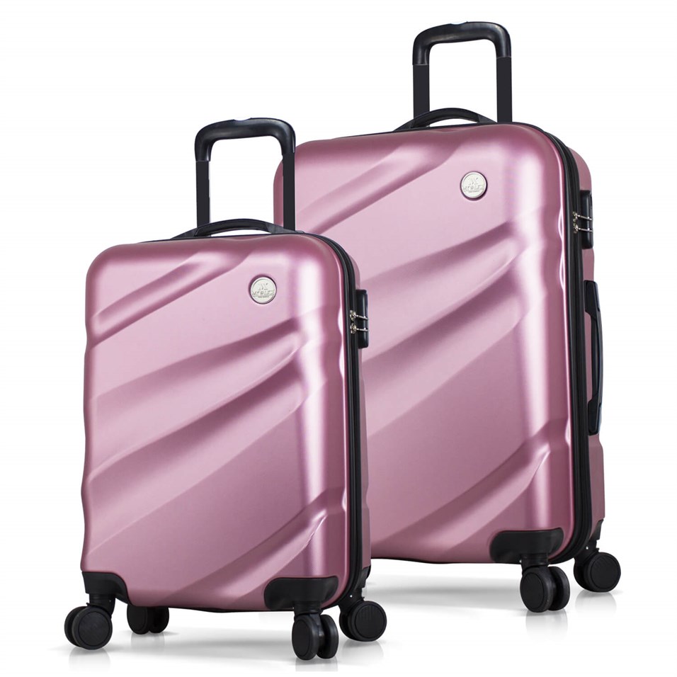 My Valice Elegance Abs 2'li Valiz Seti (Kabin ve Orta) Rose Gold
