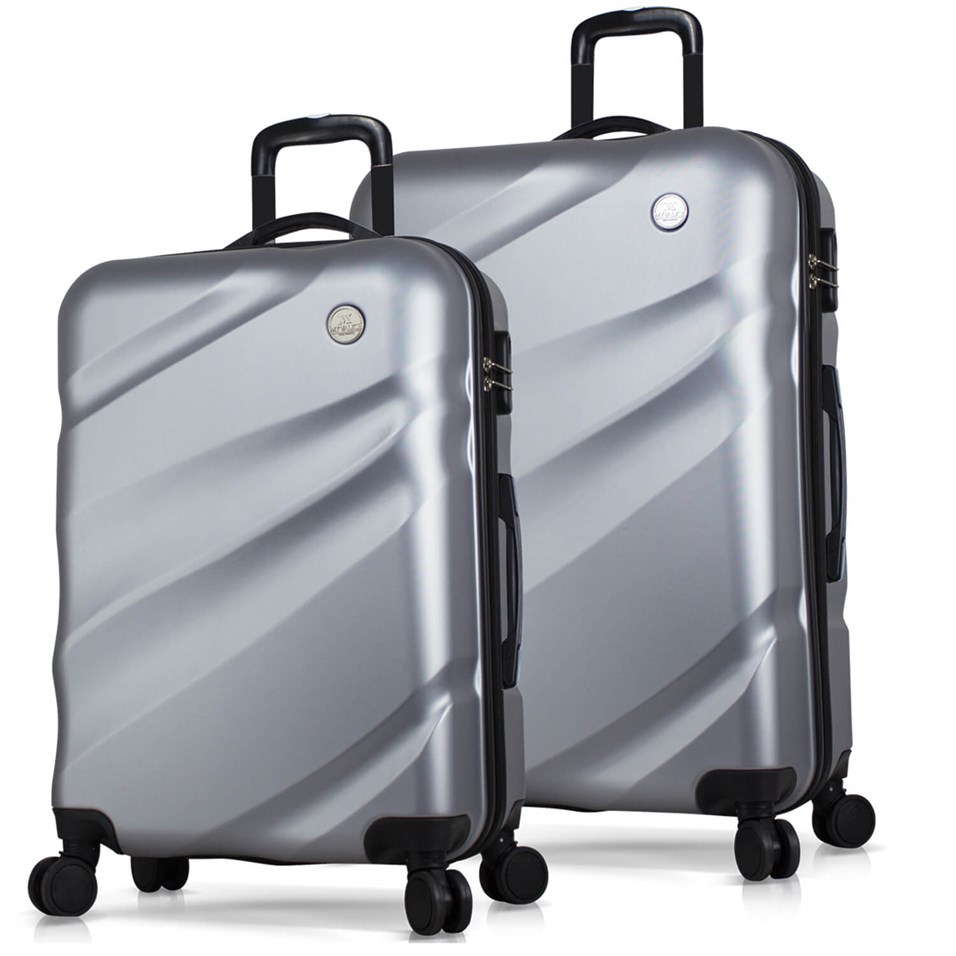 My Valice Elegance Abs 2'li Valiz Seti (Orta ve Büyük) Gri