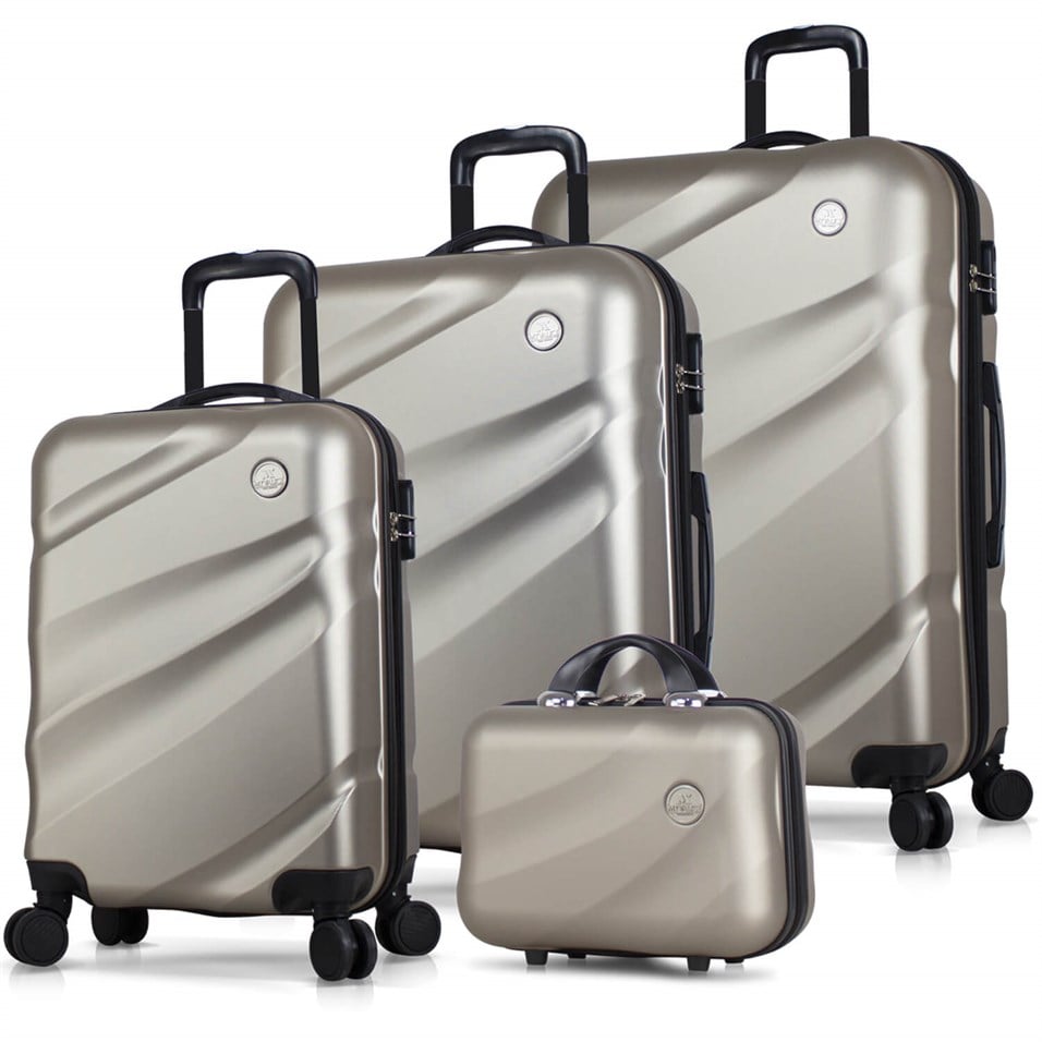 My Valice Elegance Abs 4'lü Travel Valiz Seti Gold