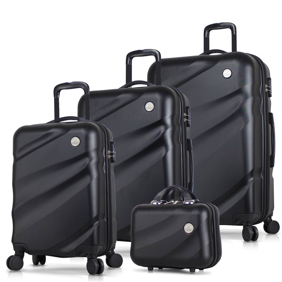 My Valice Elegance Abs 4'lü Travel Valiz Seti Siyah