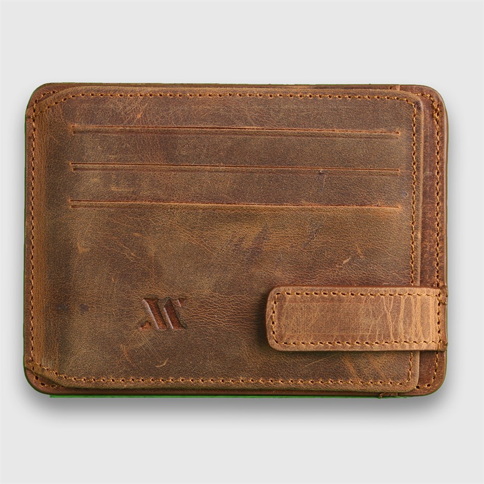 My Valice Men Genuine Leather Magnetic Wallet and Card Holder 1803