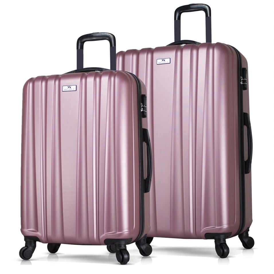 My Valice Expo Abs 2'li Valiz Seti (Orta ve Büyük) Rose Gold