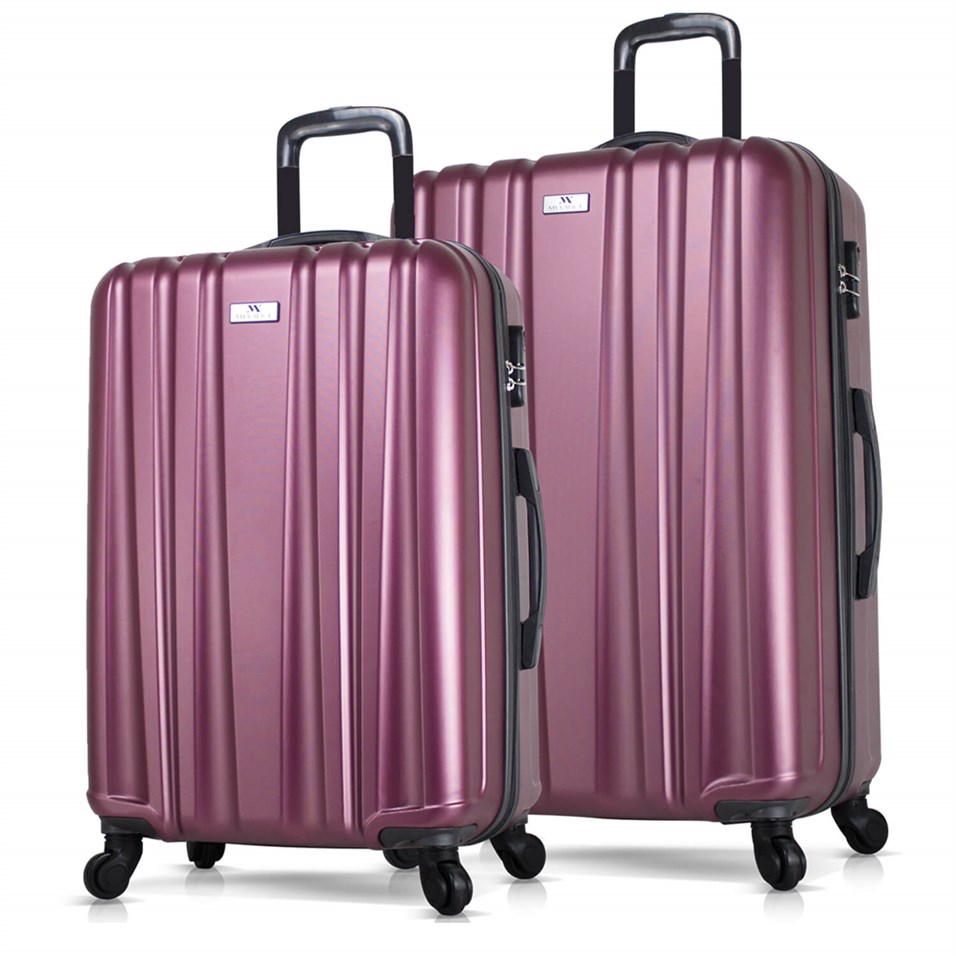 Valice My Valice Expo Abs Suitcase Set of 2 (Large & Medium) Claret Red | My ...