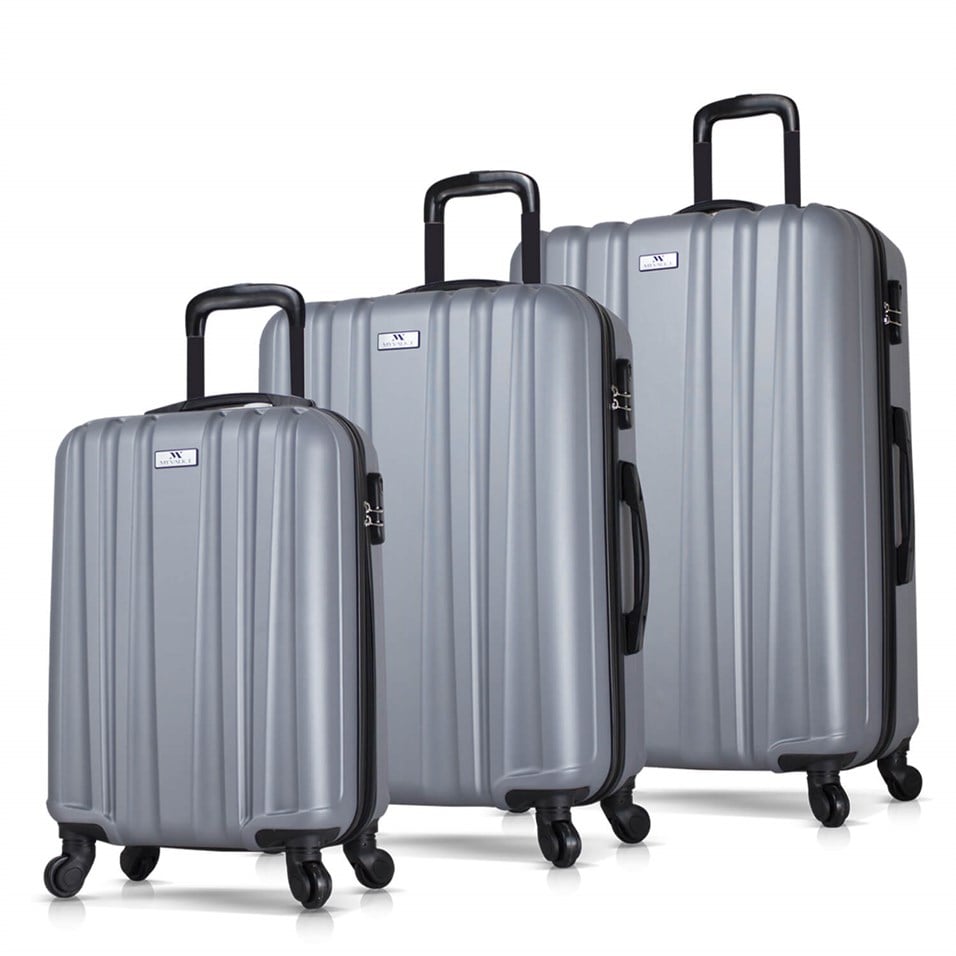 My Valice Expo Abs Suitcase Set of 3 Grey | My Valice
