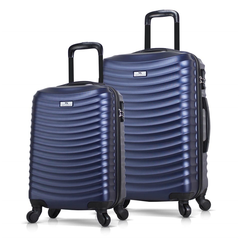 My Valice Force Abs 2'li Valiz Seti (Kabin ve Orta) Lacivert