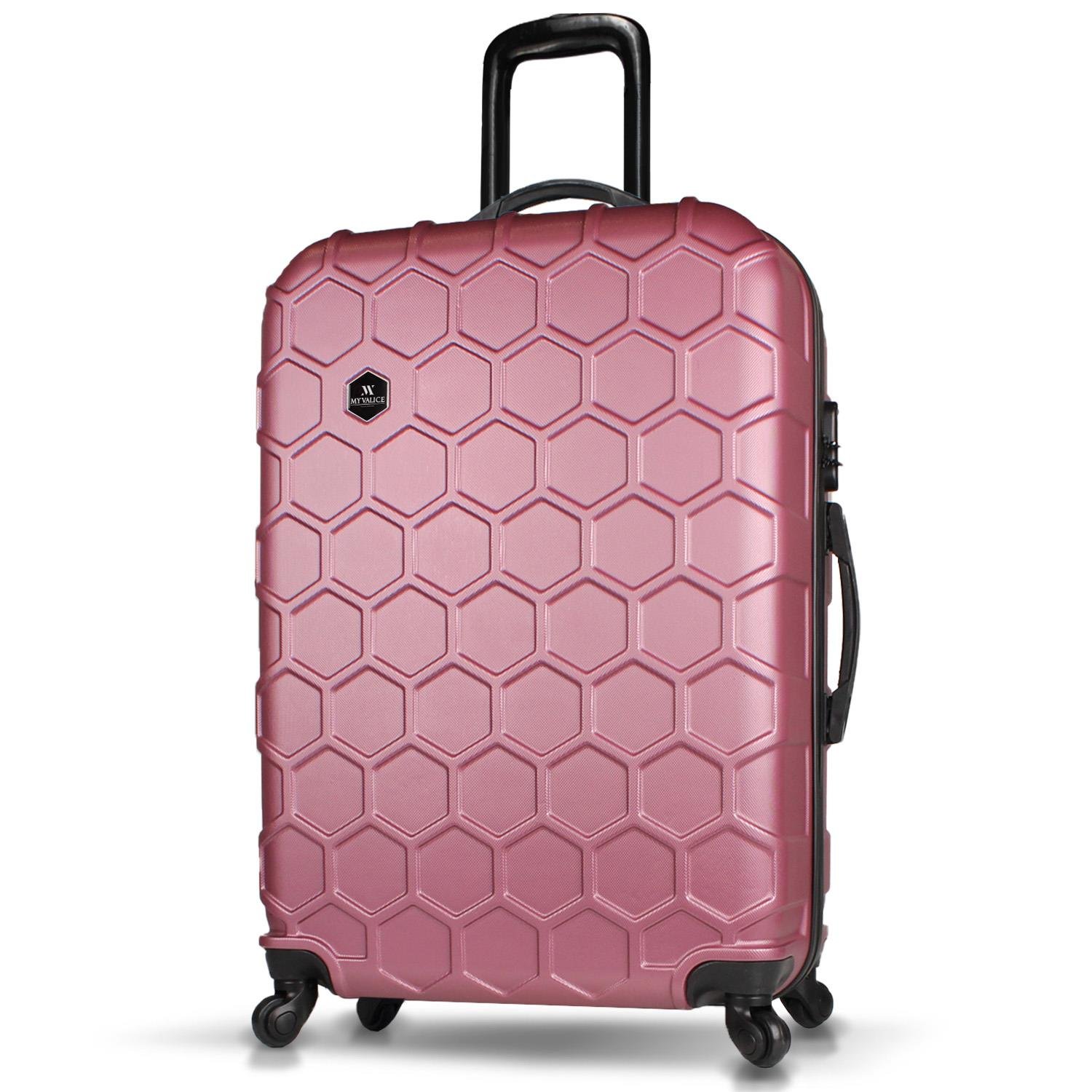 My Valice Honey Abs Large Size Luggage Rose Gold
