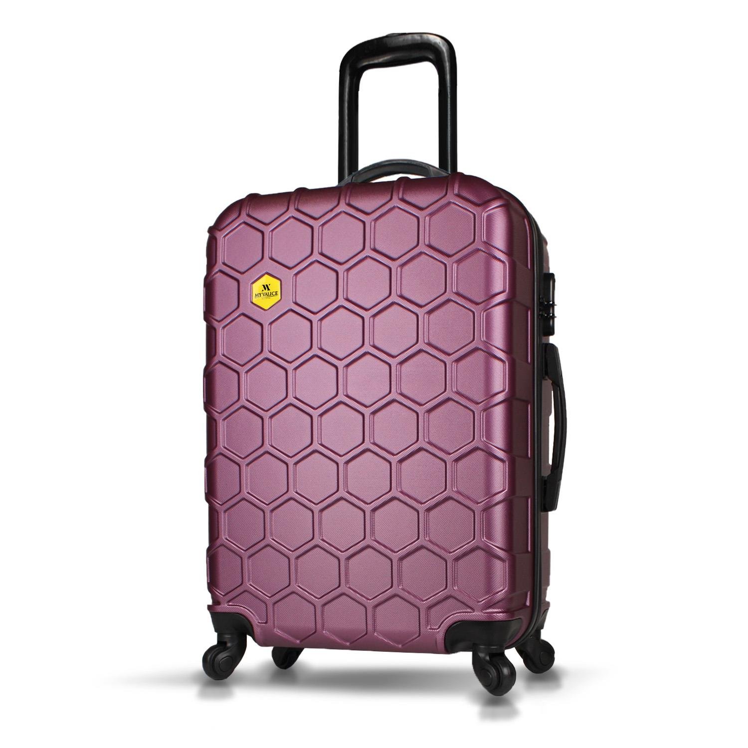 My Valice Honey Abs Medium Size Luggage Fuchsia