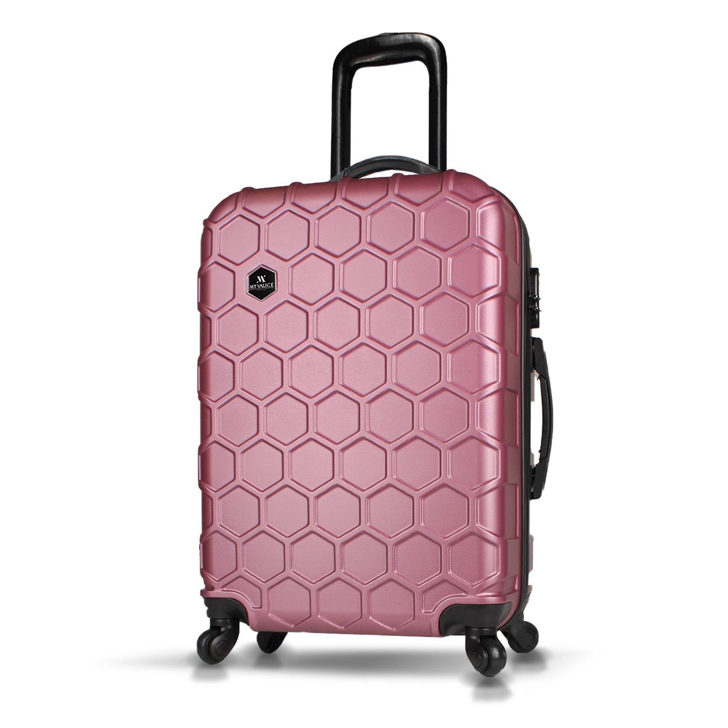 My Valice Honey Abs Medium Size Luggage Rose Gold