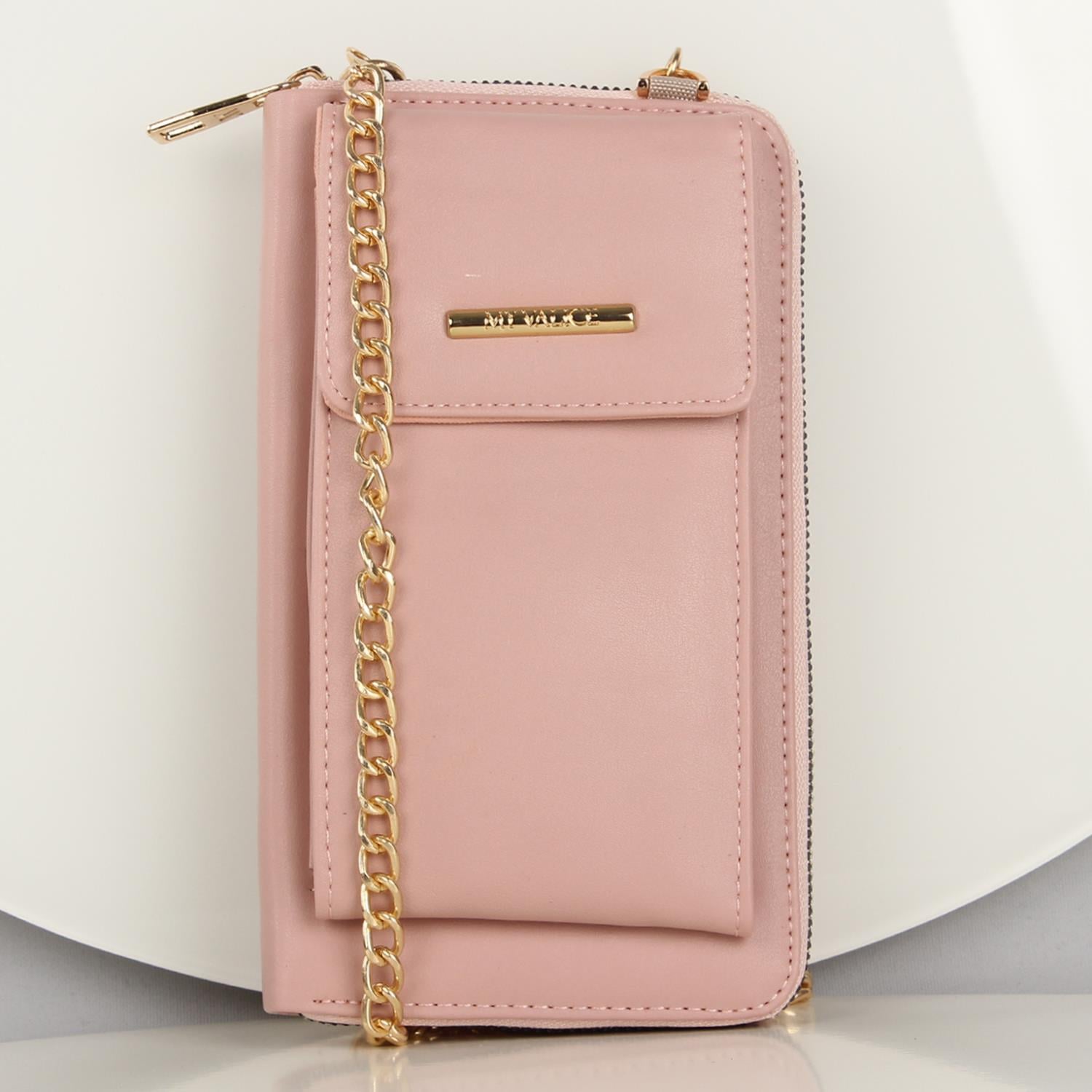 My Valice Women Leather Crossbody Phone Bag With Wallet and Card