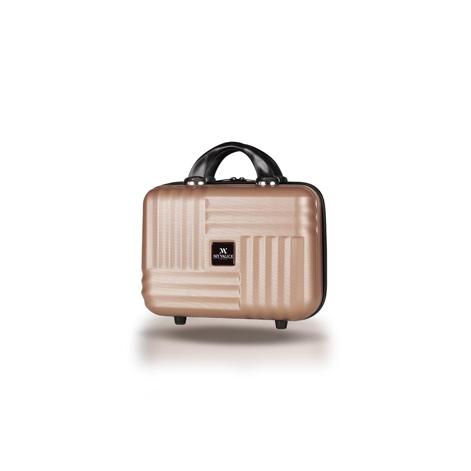 My Valice Puzzle Abs Makyaj Çantası & El Valizi Gold