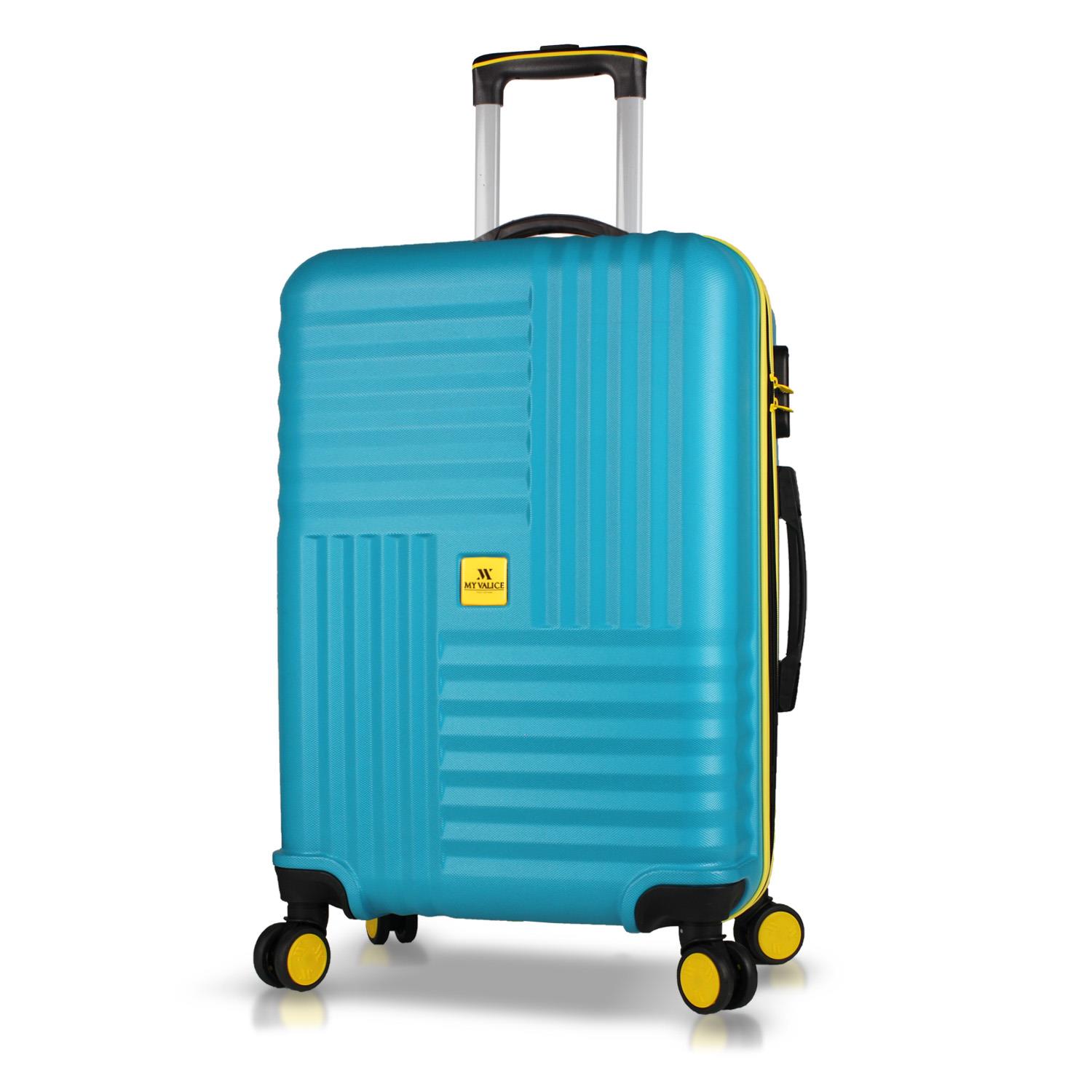 My Valice Puzzle Abs Medium Size Luggage Lilac