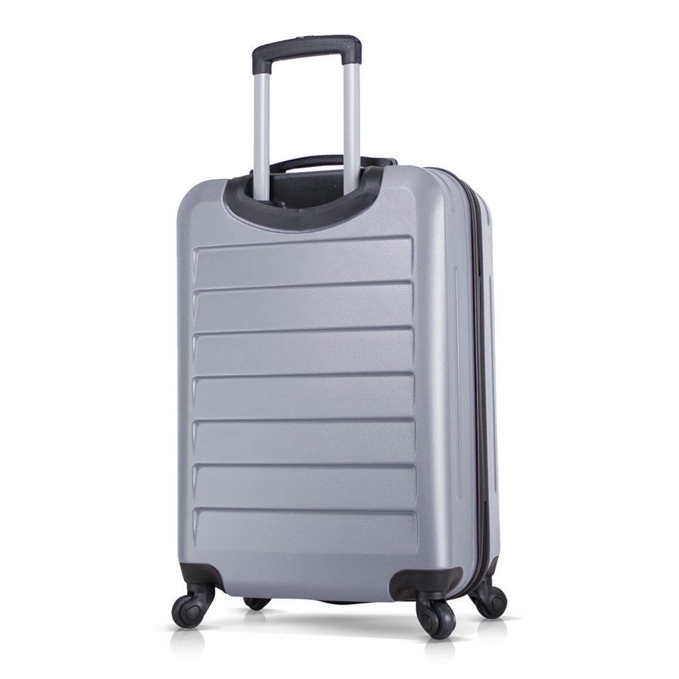 My Valice Ruby Abs Suitcase Medium Size Grey | My Valice