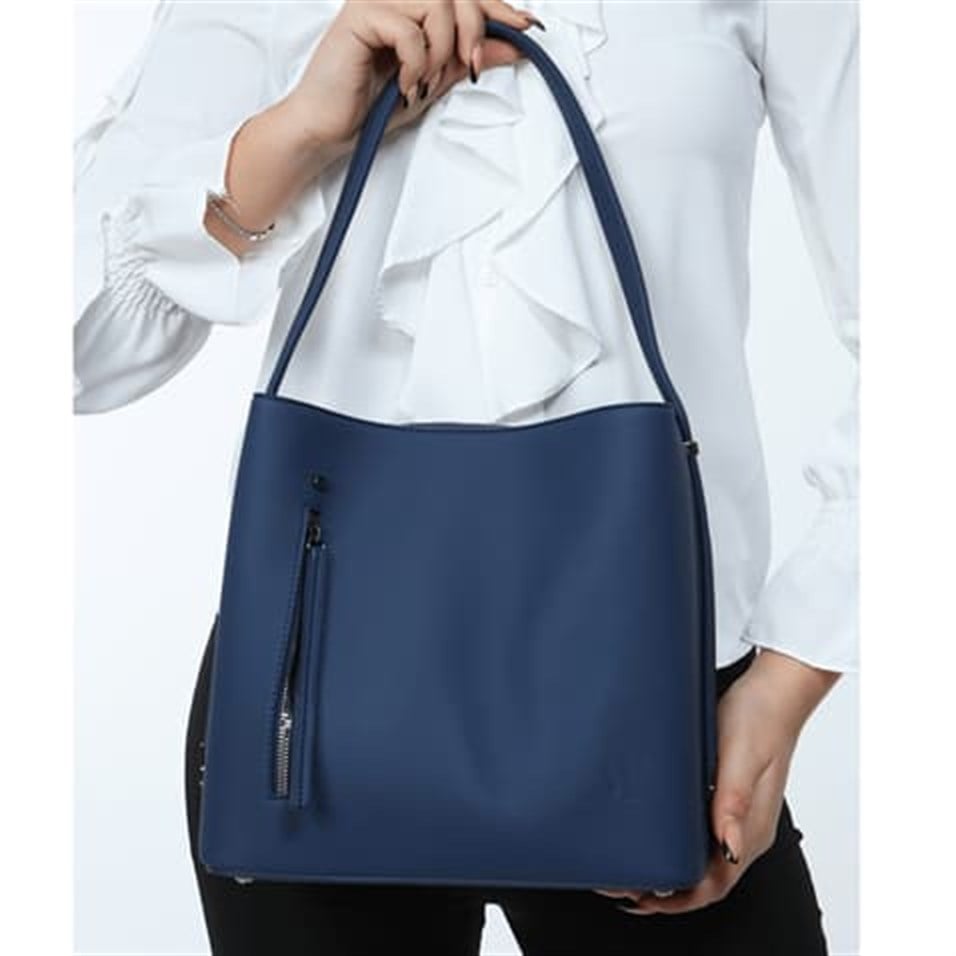 My Valice Smart Bag 1303 Kadın Çapraz Omuz Kol Çantası RFID Lacivert