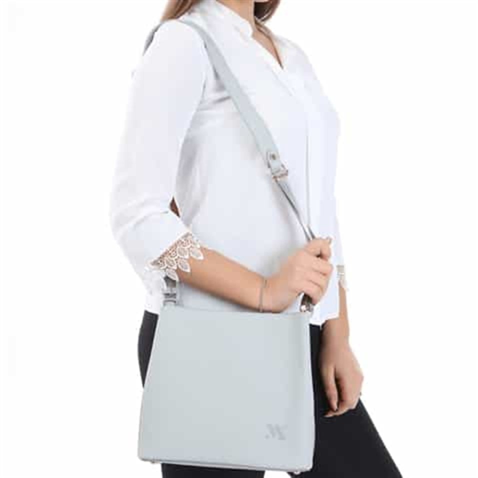 My Valice Smart Bag 1305 Kadın Çapraz Omuz Kol Çantası RFID Gri