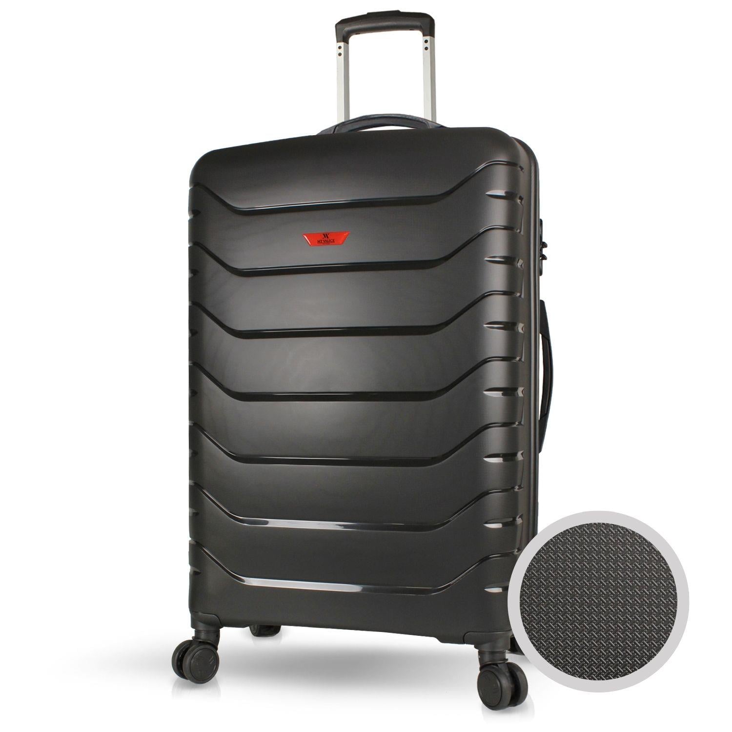 My Valice Solid PP Polipropilen Kırılmaz Büyük Boy Siyah Valiz