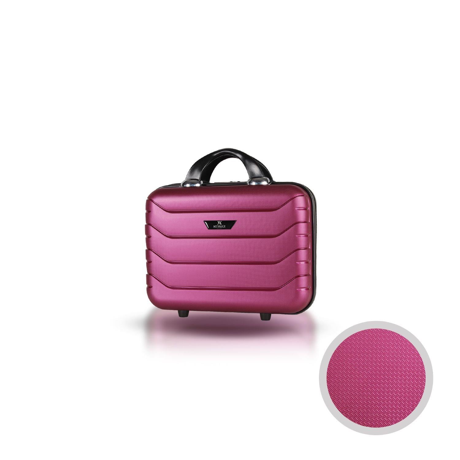 My Valice Solid PP Polipropilen Kırılmaz Makyaj Çantası & El Valizi Mürdüm