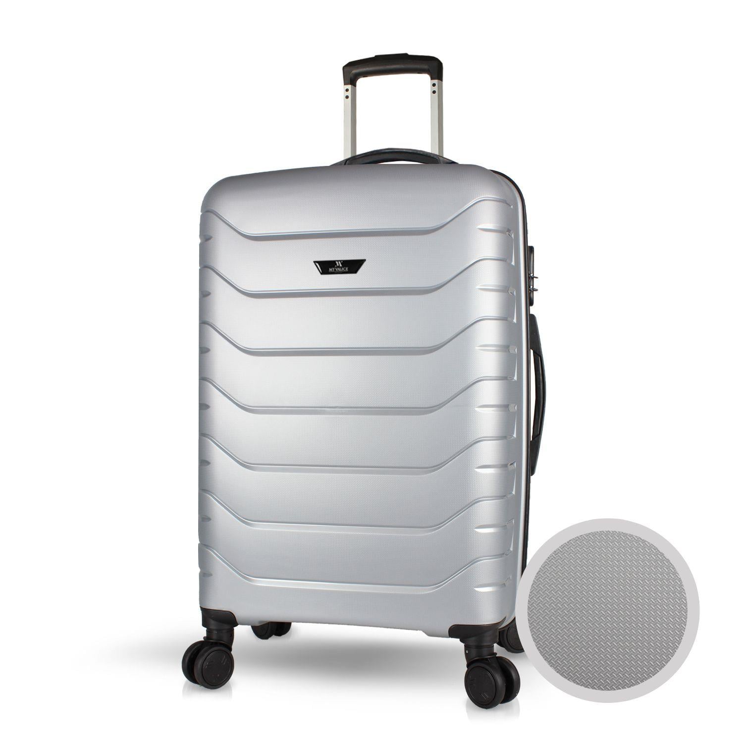 My Valice Solid PP Polipropilen Kırılmaz Orta Boy Gümüş Gri Valiz