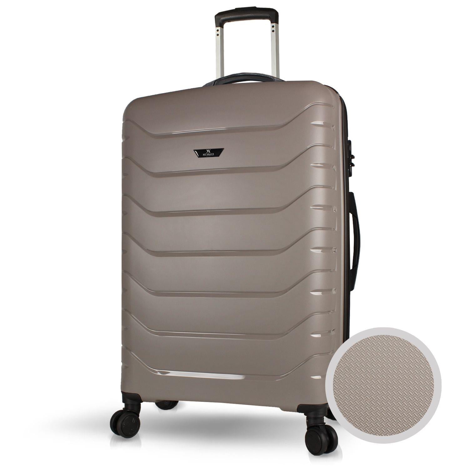My Valice Solid PP Polipropilen Kırılmaz Büyük Boy Platin Gri Valiz