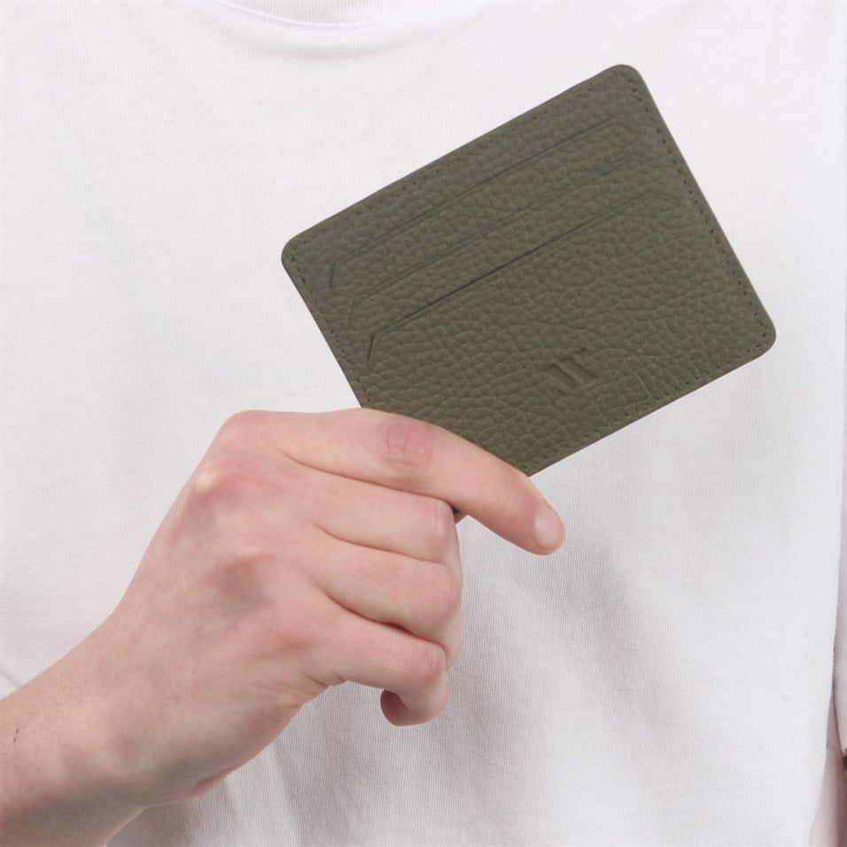 My Valice Unisex Hakiki Deri Cüzdan ve Kartlık 1817 Yeşil