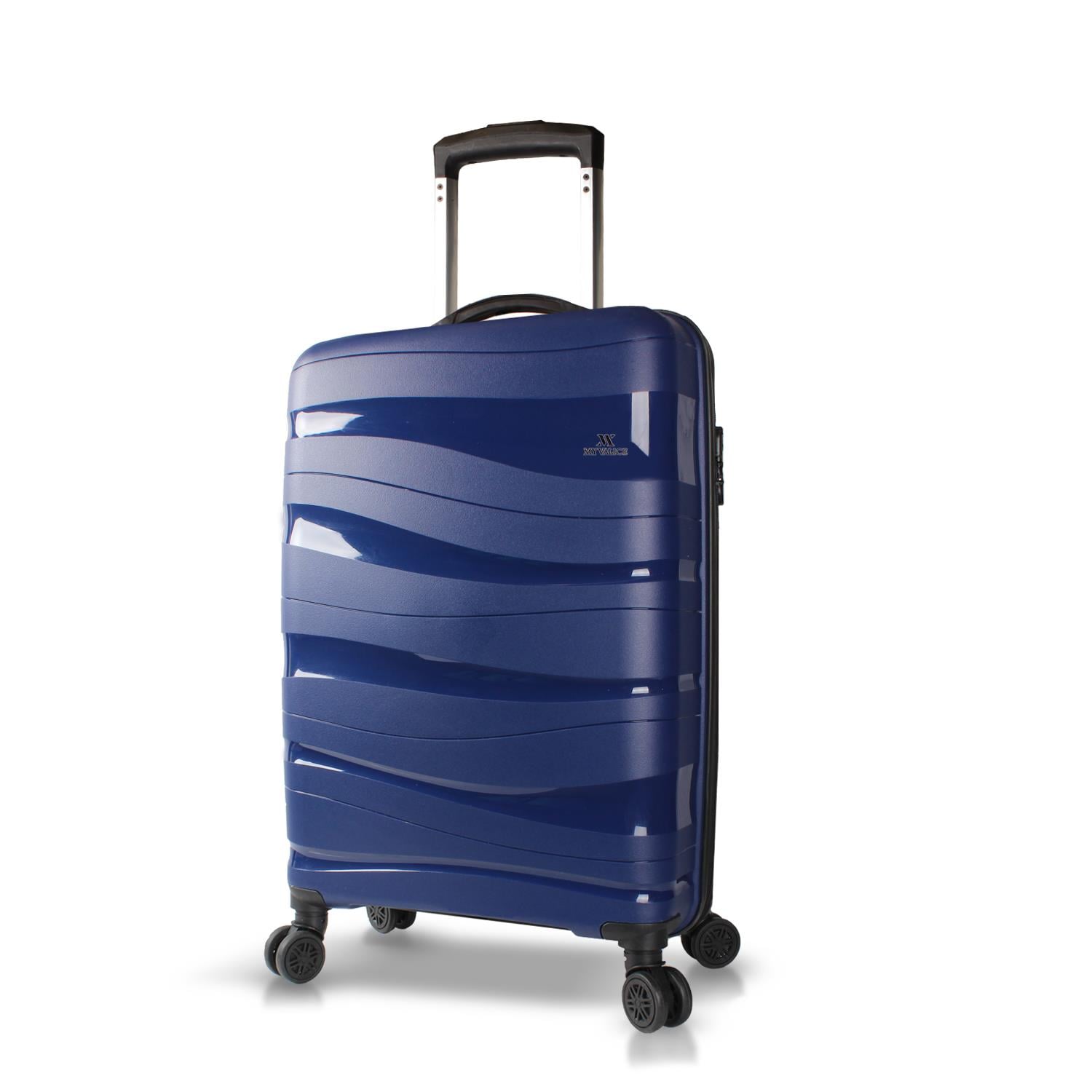 My Valice Wave PP Polypropylene Unbreakable Cabin Size Luggage Parliament Blue