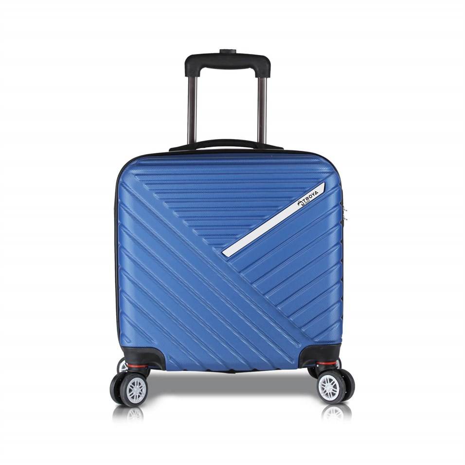 Troya Premium Hostes Pilot Size Luggage Navy Blue | My Valice