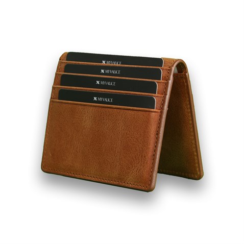 My Valice Men Genuine Leather Magnetic Wallet and Card Holder 1803