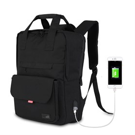 My Valice Smart Bag Usb Şarj Girişli Akıllı Sırt Çantası 1205 Siyah | My  Valice