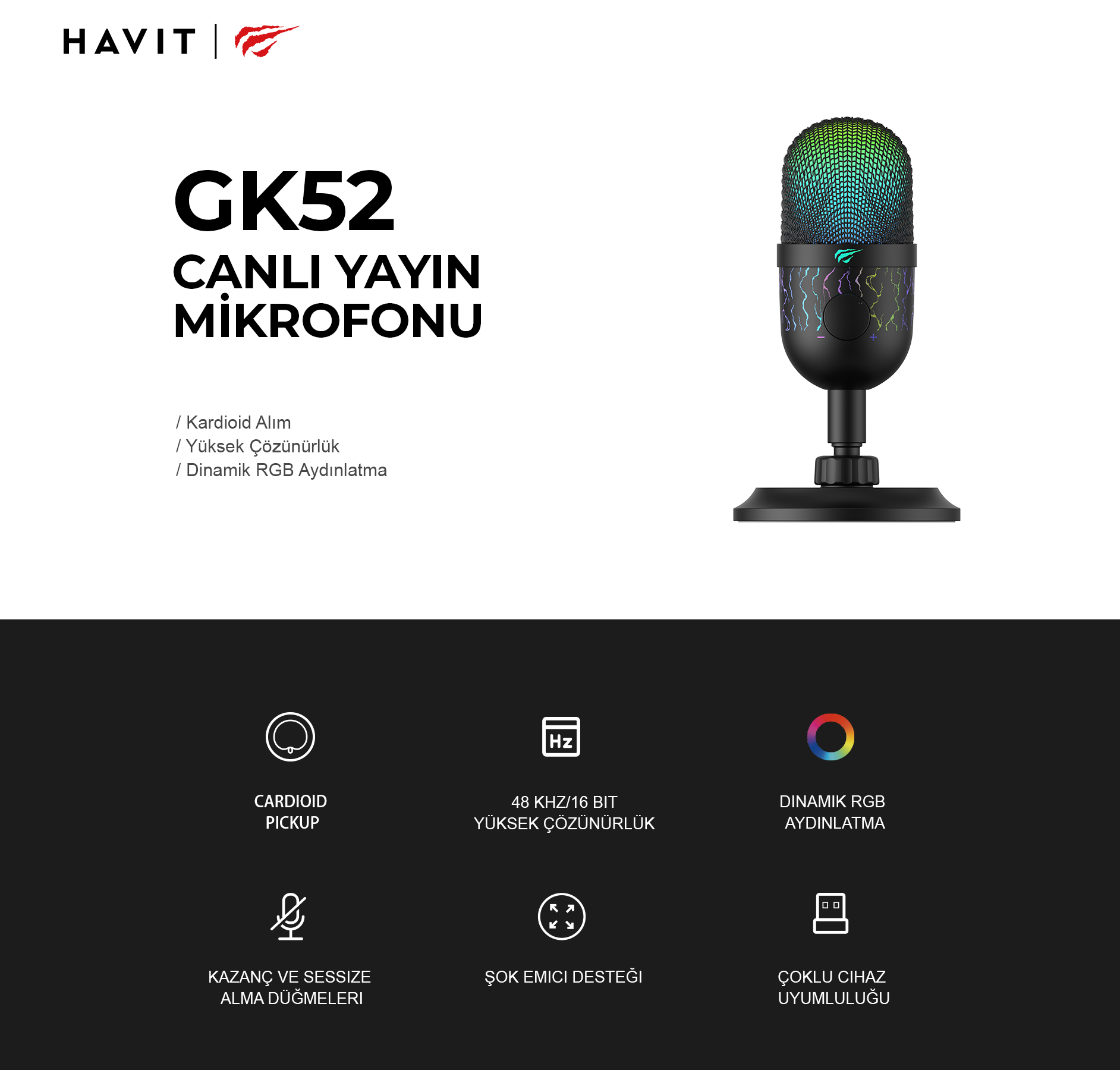 Havit Gamenote GK52