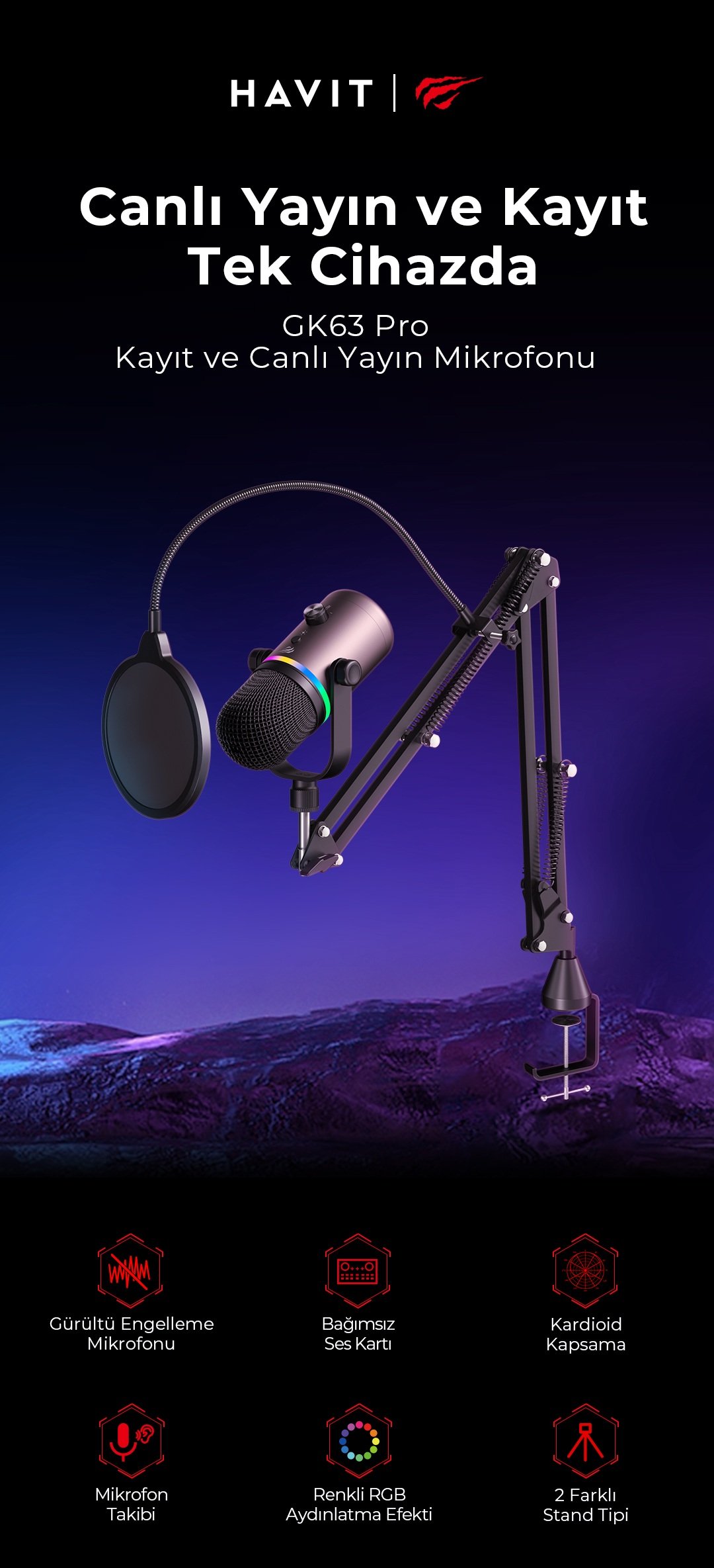 Havit Gamenote GK63 PRO